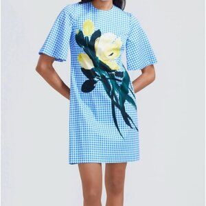 Lela Rose Dress with flower. New. Never worn.